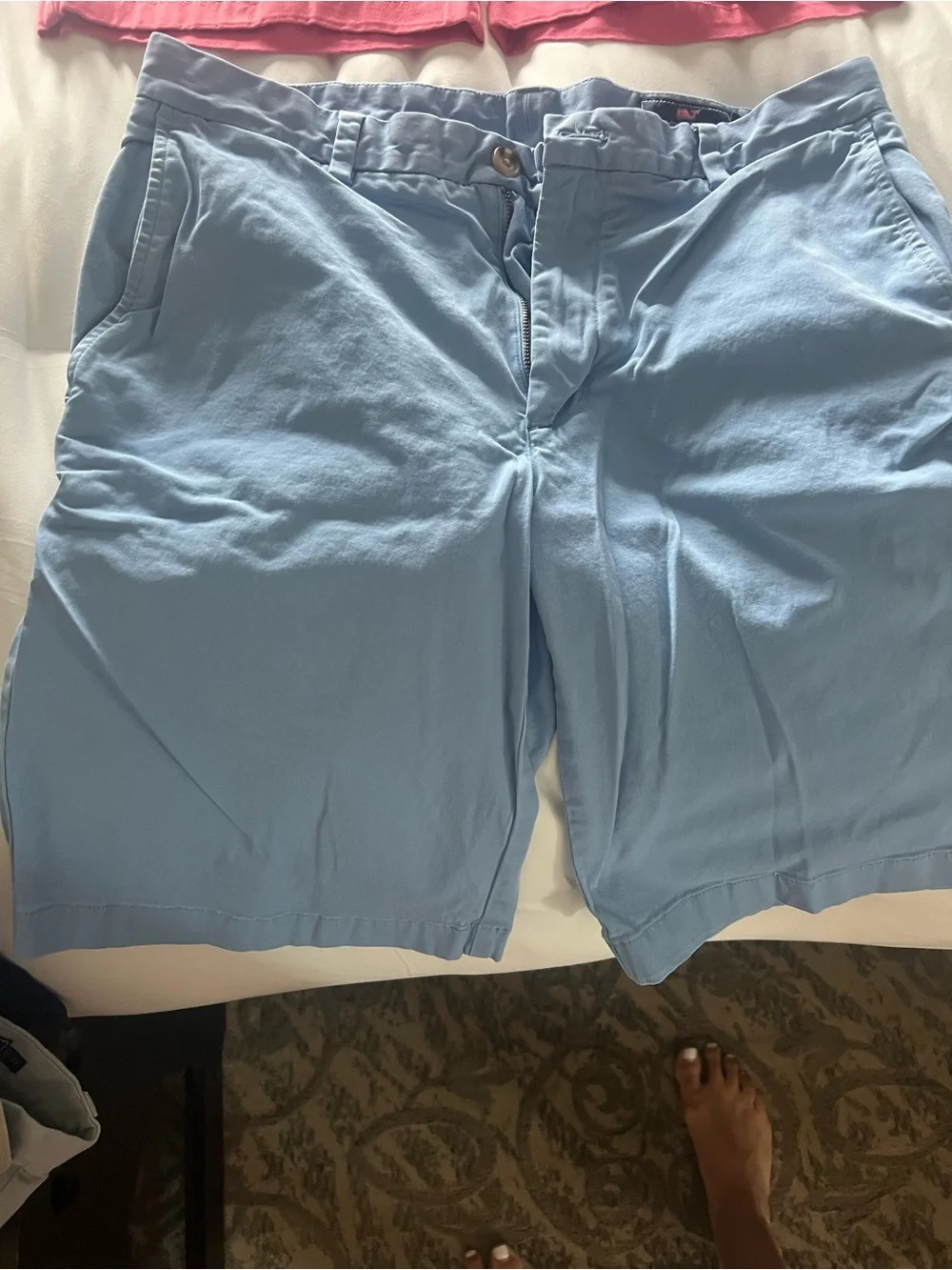 Vineyard Vines Men’s Chino Shorts - Navy, Tan, Light Blue, Coral, Gray
